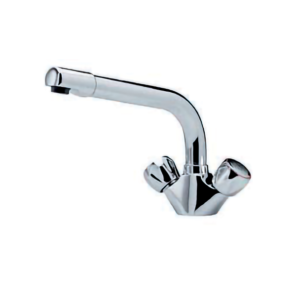 Lily Dual Flow Mono Sink Mixer with Swivel Spout