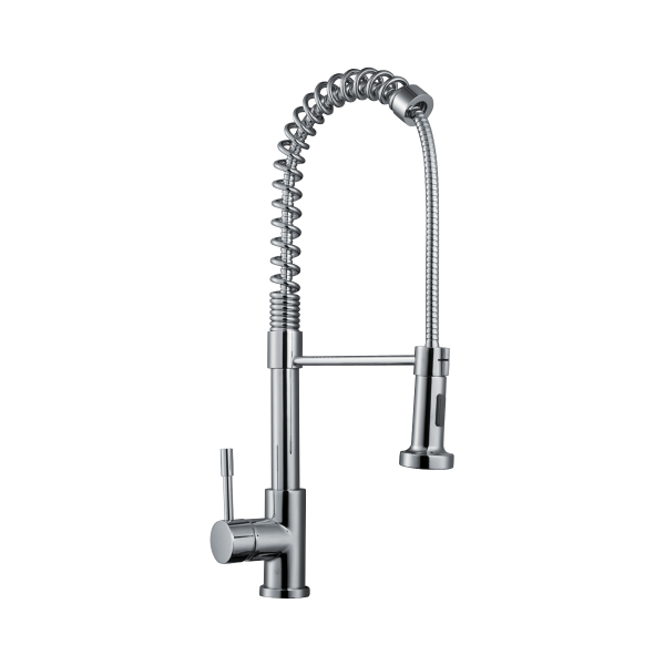 Lily Modern Kitchen Mixer with Single Lever & Swivel Flex Hose
