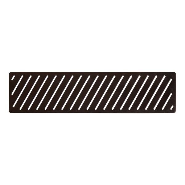 Linear Tray Waste Cover – Matt Black