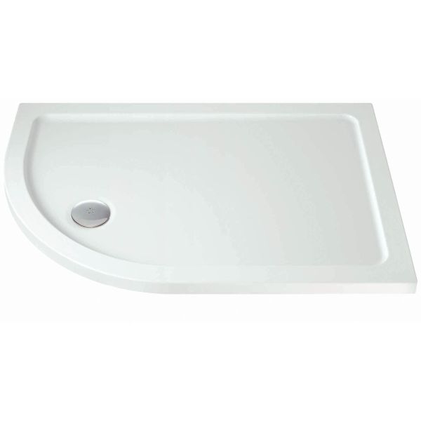 Slimline Offset Quadrant Shower Tray 900 x 800 (Left Hand)
