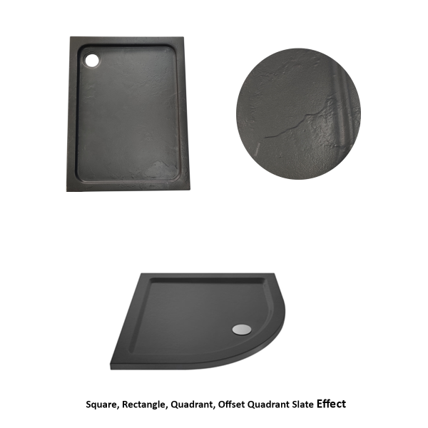 Slimline Slate Effect Shower Trays : Prices From