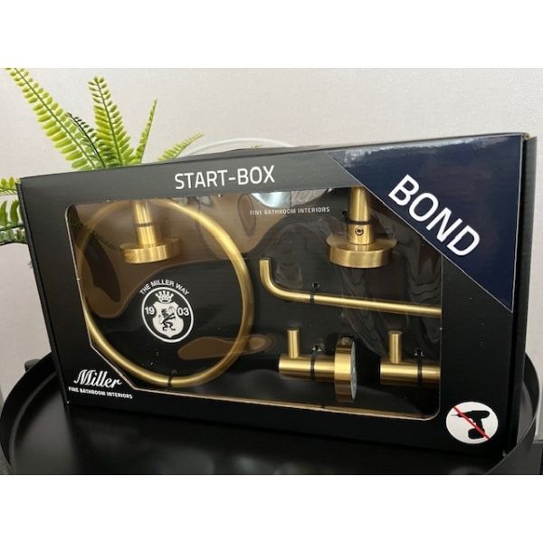 Miller Brushed Brass Bond Accessory Starter Pack