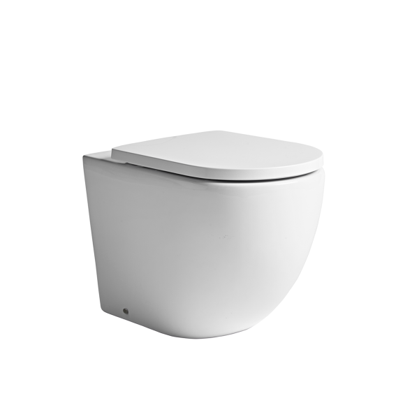 Orbit Rimless Back to Wall Pan & Soft Close Seat