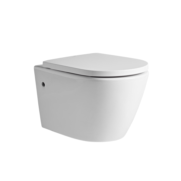 Orbit Rimless Wall Hung Pan & Soft Close Seat