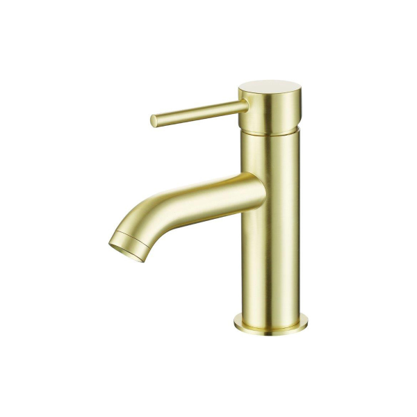 Pier Brushed Brass Basin Mono Tap (Includes Brass Click Waste)