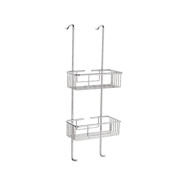 Hanging Double Basket Chrome Shower Tidy