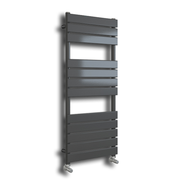 Queenstown Designer Anth. Grey Towel Radiator 1200 x 600