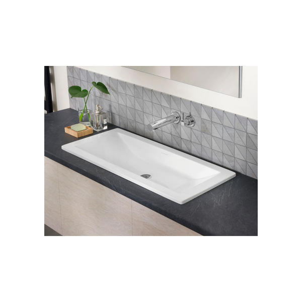 Rossendale 91 Quarrycast Recessed Basin