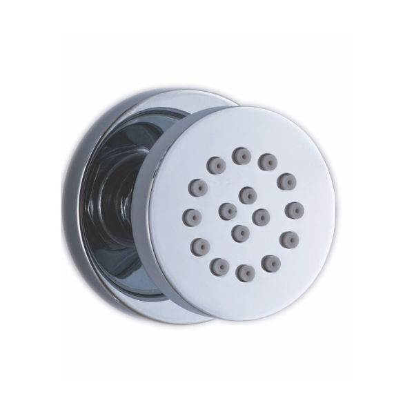 Round Body Jet (Adjustable Angle) S/Steel & Chrome Finish 50mm