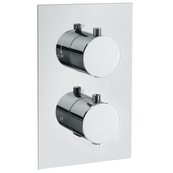 Round Concealed Shower Valve - 3 Way Diverter