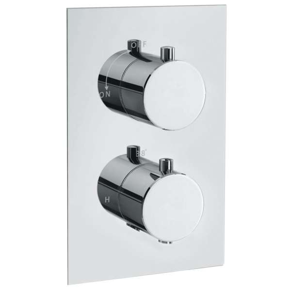 Round Concealed Shower Valve 1 Way Diverter 
