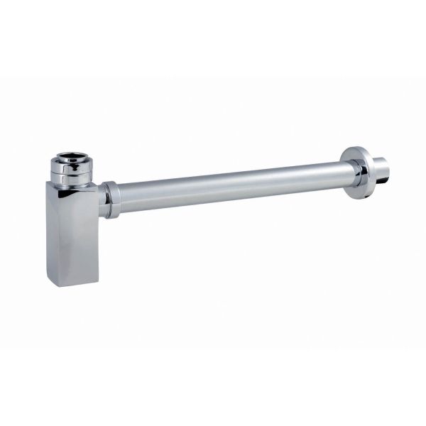 Folio Square Chrome Modern Bottle Trap