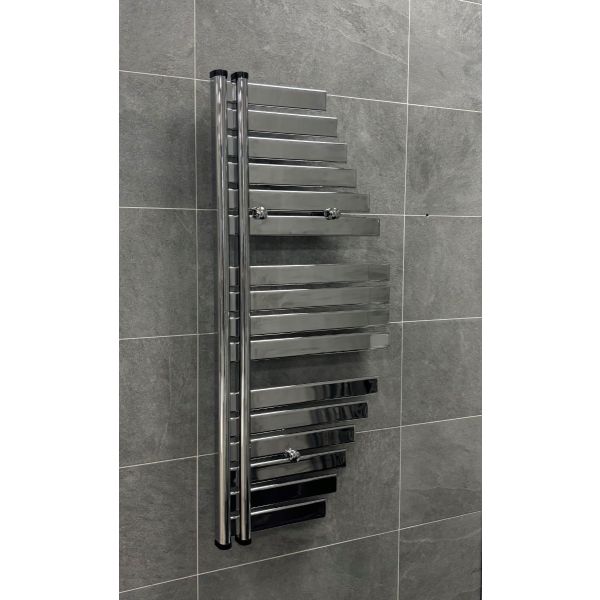 Spinnaker 1100mm x 485mm Chrome Designer Towel Radiator