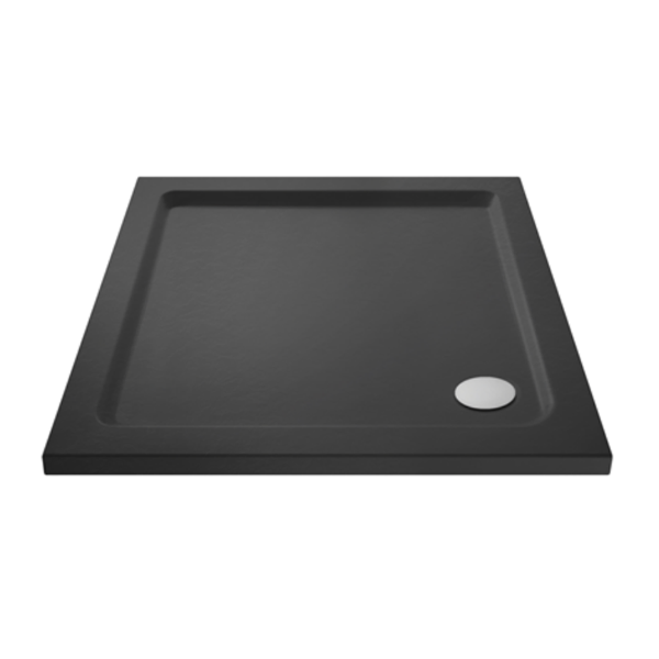 Slimline Slate Effect Square Shower Tray 800mm x 800mm