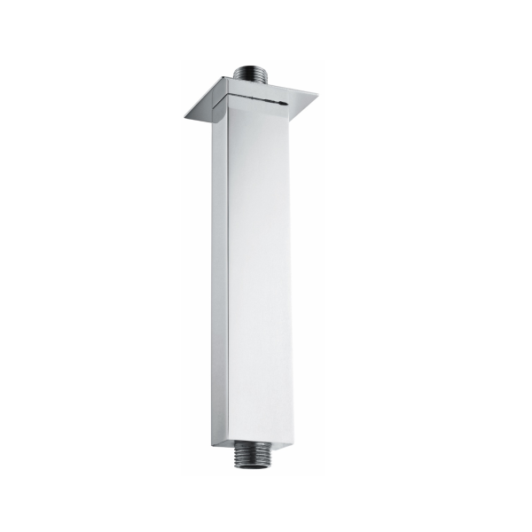 Square Ceiling Arm in Brass / Chrome 360mm 