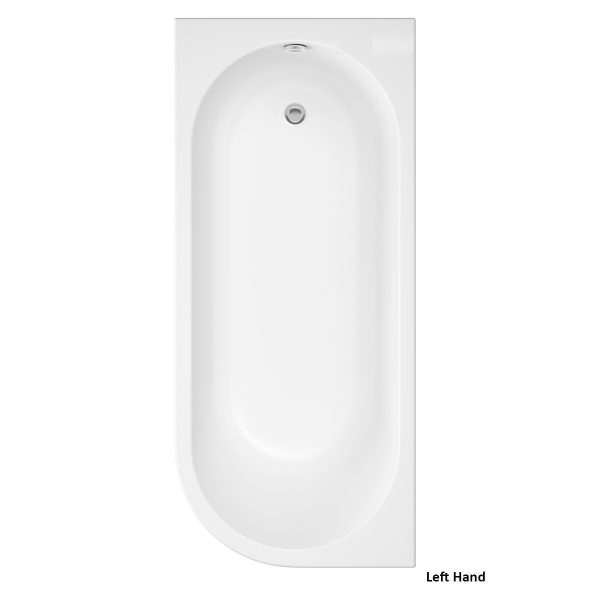 Tee - Left Hand Bath 1700 x 700mm (Includes Panel)
