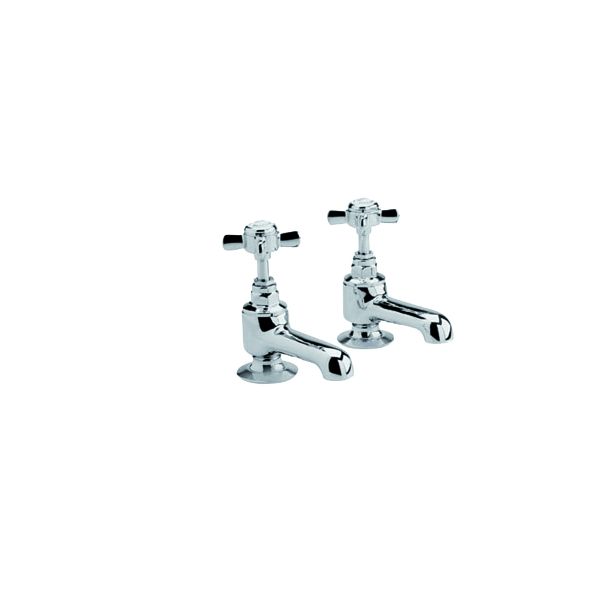 Time Traditional Chrome Basin Taps