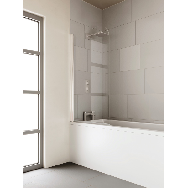 Verve 6mm Curved Rotating Bathscreen