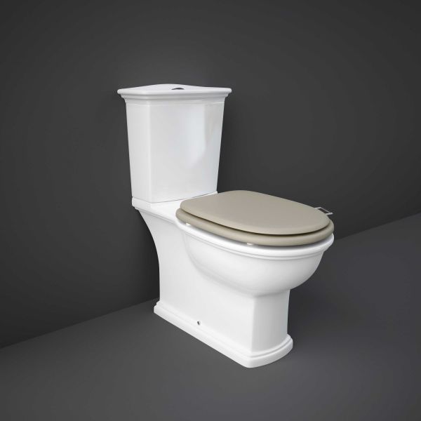 RAK Washington Rimless Classic Open Back Close Coupled Toilet