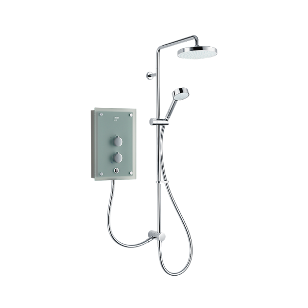 Mira Azora 9.8kw Chrome & Glass Finish